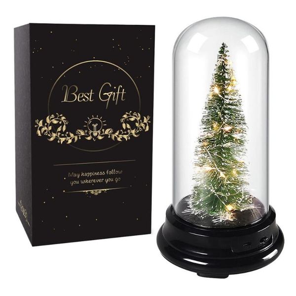 novelty items 2022 artificial christmas tree in glass dome cover miniature ornaments led light luminous xmas desk ornament with gift box
novelty items 2022 artificial christmas tree in glass dome cover miniature ornaments led light luminous xmas desk ornament with gift box
