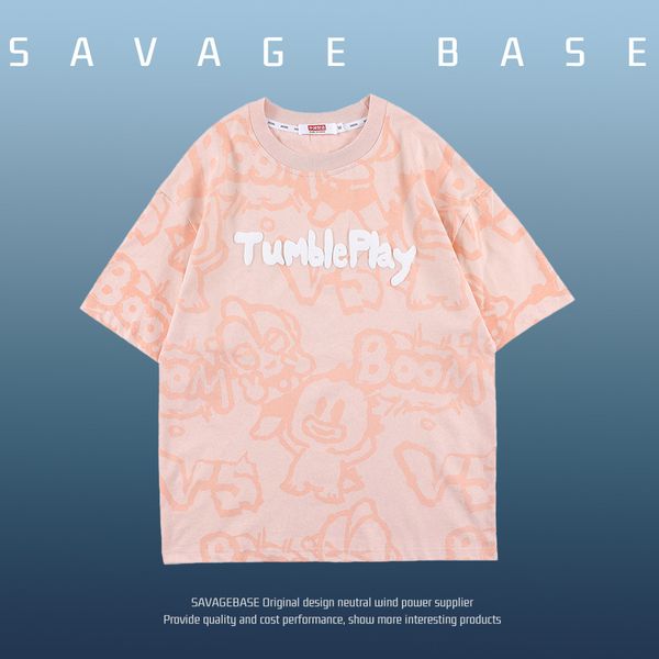 fashion brand couple's 2021 cartoon full body printed youth harajuku short sleeve men's and women's t-shirt summer, White
fashion brand couple's 2021 cartoon full body printed youth harajuku short sleeve men's and women's t-shirt summer, White