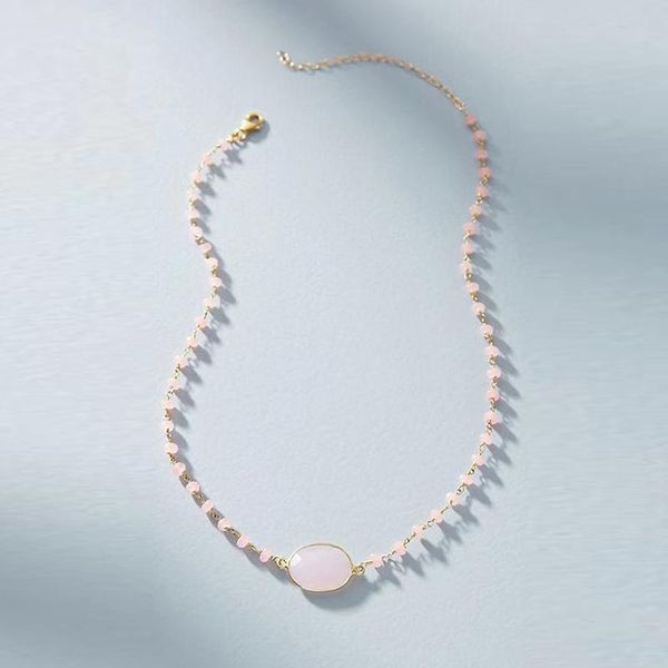 chokers bohemian fashion pink faceted beads necklace baroque jewelry girl party christmas gift handmade women accessories, Golden;silver
chokers bohemian fashion pink faceted beads necklace baroque jewelry girl party christmas gift handmade women accessories, Golden;silver