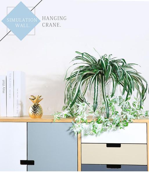 decorative flowers & wreaths 65cm artificial plants wall hanging chlorophytum potted green pvc fake simulation flower living room decor
decorative flowers & wreaths 65cm artificial plants wall hanging chlorophytum potted green pvc fake simulation flower living room decor