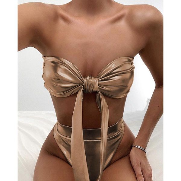 women's swimwear 2021 stamping bikini women swimsuit off shoulder bandeau push up set high waist bathing suit beachwear, White;black
women's swimwear 2021 stamping bikini women swimsuit off shoulder bandeau push up set high waist bathing suit beachwear, White;black
