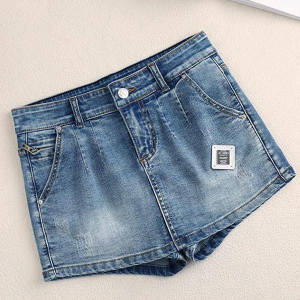 skirts 2021 women's jeans skirt shorts fashion mid waist party solid summer casual mini denim blue sexy, Black
skirts 2021 women's jeans skirt shorts fashion mid waist party solid summer casual mini denim blue sexy, Black