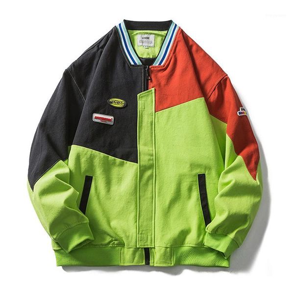 men's jackets men full zipper patchwork jacket casual varsity vintage windbreaker harajuku cozy streetwear clothing, Black;brown
men's jackets men full zipper patchwork jacket casual varsity vintage windbreaker harajuku cozy streetwear clothing, Black;brown