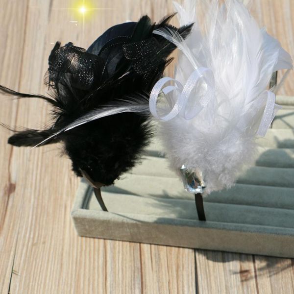 hair accessories black gauze net yarn noble retro headdress fashion headband