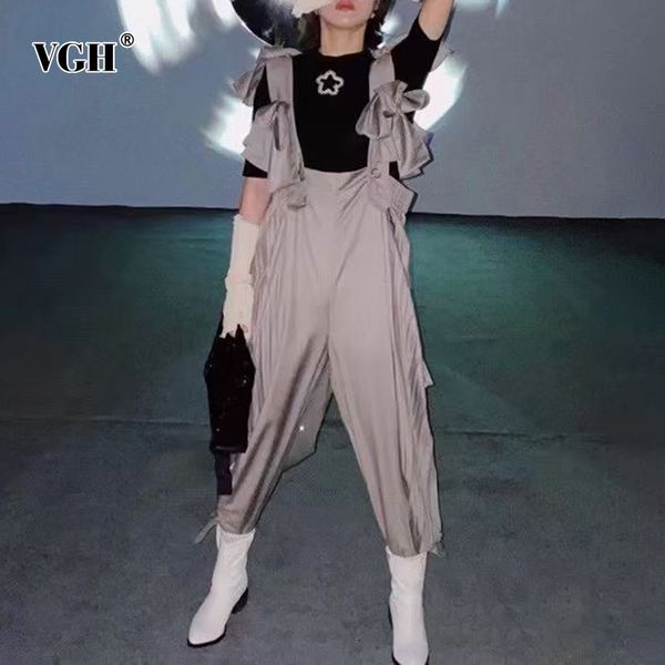 vgh loose lace up jumpsuit for women sleeveless high waist patchwork pocket casual jumpsuits female fashion new clothing style 210421, Black;white
vgh loose lace up jumpsuit for women sleeveless high waist patchwork pocket casual jumpsuits female fashion new clothing style 210421, Black;white
