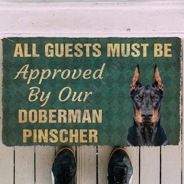 carpets must be approved by our doberman pinscher custom doormat non slip door floor mats decor porch
carpets must be approved by our doberman pinscher custom doormat non slip door floor mats decor porch