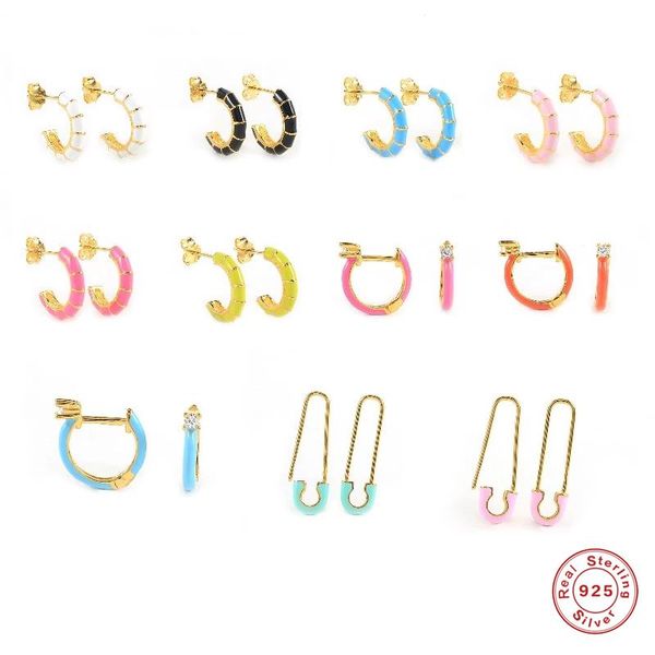 hoop & huggie boako 925 sterling silver cute candy color blue pink orange enamel earrings for women safety pin shape earring jewel, Golden;silver
hoop & huggie boako 925 sterling silver cute candy color blue pink orange enamel earrings for women safety pin shape earring jewel, Golden;silver