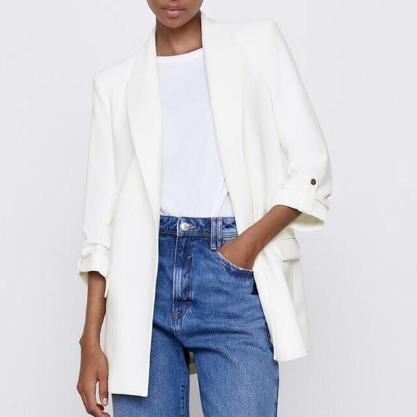 fashion solid white blazers women elegant office lady cardiganlong sleeve jackets spring pockets suits ladies women's &, White;black
fashion solid white blazers women elegant office lady cardiganlong sleeve jackets spring pockets suits ladies women's &, White;black