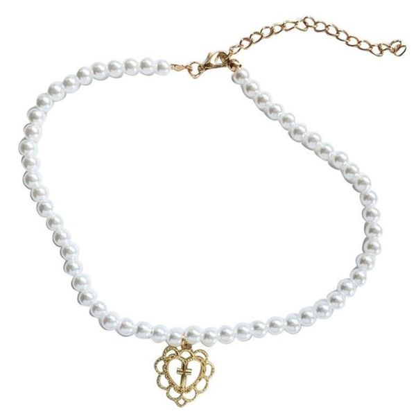 chokers punk gothic harajuku imitation pearl chain hollow heart pendant retro choker necklace for women girls hip hop fashion jewelry, Golden;silver
chokers punk gothic harajuku imitation pearl chain hollow heart pendant retro choker necklace for women girls hip hop fashion jewelry, Golden;silver