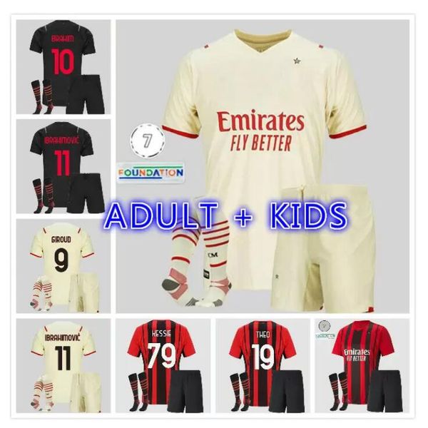 2021 2022 ibrahimovic ac milan soccer jerseys calhanoglu 21 22 rebic theo paqueta football shirt romagnoli jersey kids kit, Black;yellow
2021 2022 ibrahimovic ac milan soccer jerseys calhanoglu 21 22 rebic theo paqueta football shirt romagnoli jersey kids kit, Black;yellow