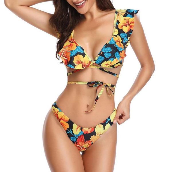 bikini set with chest pad without steel support polyester colour fashion girls elastic breathable swimwear two-piece suits
bikini set with chest pad without steel support polyester colour fashion girls elastic breathable swimwear two-piece suits