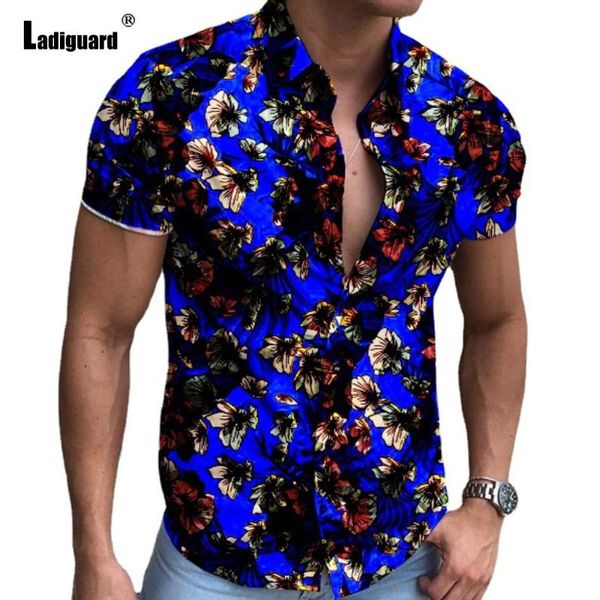 men's casual shirts ladiguard plus size 4xl men single breasted shirt 2021 summer model flower print streetwear mens open stitch thin b, White;black
men's casual shirts ladiguard plus size 4xl men single breasted shirt 2021 summer model flower print streetwear mens open stitch thin b, White;black