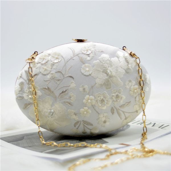 women evening clutch bag blue white handbag oval shape vintage cheongsam purse wedding party bag 
women evening clutch bag blue white handbag oval shape vintage cheongsam purse wedding party bag