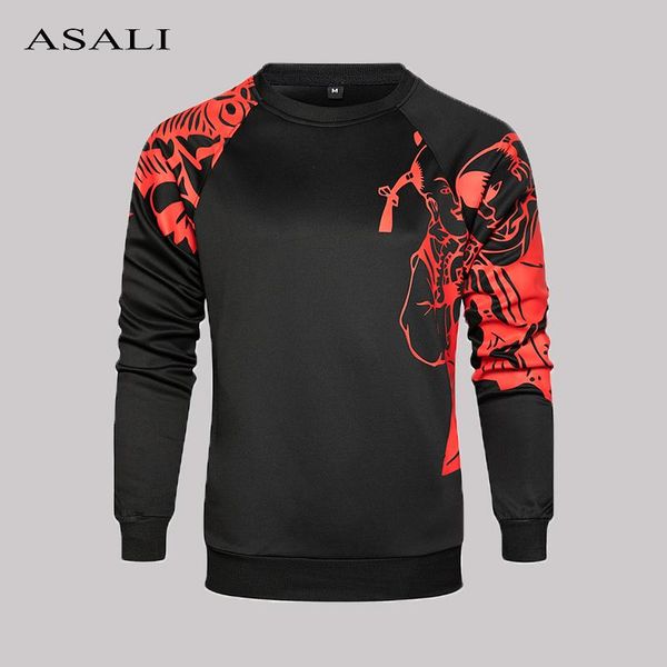 men's hoodies & sweatshirts autumn men 2021 print hooded o-neck no hoody streetwear mens long sleeve sweatshirt slim hoodie clothing, Black
men's hoodies & sweatshirts autumn men 2021 print hooded o-neck no hoody streetwear mens long sleeve sweatshirt slim hoodie clothing, Black