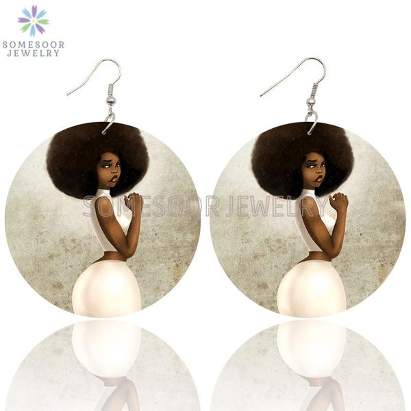 dangle & chandelier somesoor afro curly beauty lady loops wooden drop earrings black natural hair art printed ethnic jewelry for women gifts, Silver
dangle & chandelier somesoor afro curly beauty lady loops wooden drop earrings black natural hair art printed ethnic jewelry for women gifts, Silver