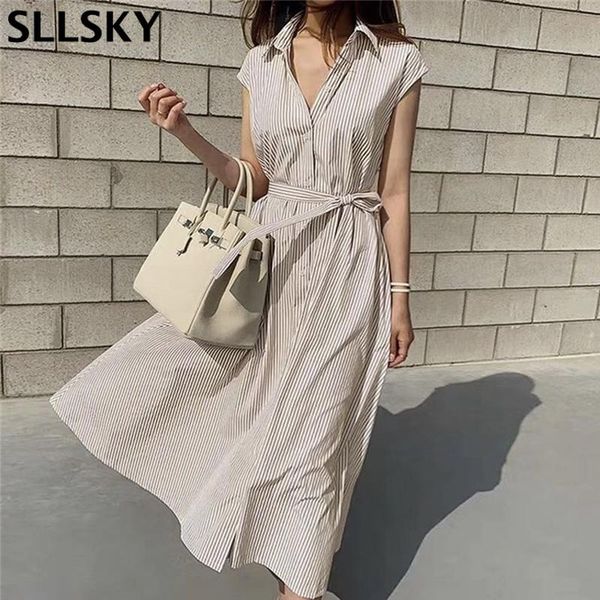 sllsky women blue striped shirt dress summer casual sleeveless oversize lace up single breasted long elegant dresses, Black;gray
sllsky women blue striped shirt dress summer casual sleeveless oversize lace up single breasted long elegant dresses, Black;gray