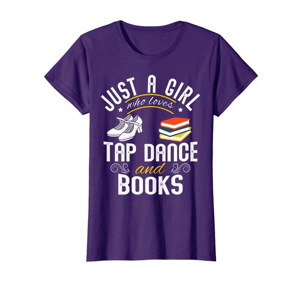 Tap Dancer Tshirt Girl Who Loves Tap Dance Books Gift, Mainly pictures 
Tap Dancer Tshirt Girl Who Loves Tap Dance Books Gift, Mainly pictures