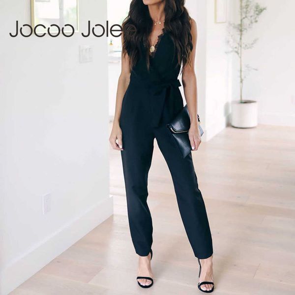 jocoo jolee women fashion lace jumpsuit with belt women sleeveless summer v neck jumpsuit elegant rompers trousers 210619, Black;white
jocoo jolee women fashion lace jumpsuit with belt women sleeveless summer v neck jumpsuit elegant rompers trousers 210619, Black;white