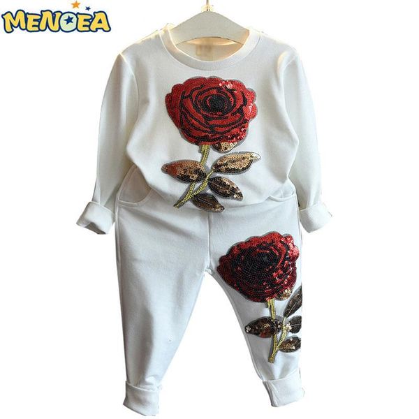 clothing sets menoea autumn fashion style girls sports wear long sleeve roses floral embroidered sequin kids bt9s, White
clothing sets menoea autumn fashion style girls sports wear long sleeve roses floral embroidered sequin kids bt9s, White