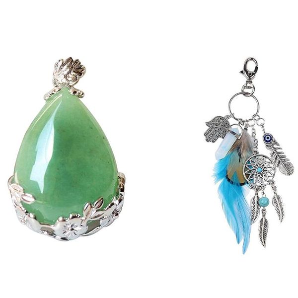 hooks & rails women angel tears water drop semi-precious gemstones pendant with boho feather gypsy dream catcher keychain
hooks & rails women angel tears water drop semi-precious gemstones pendant with boho feather gypsy dream catcher keychain