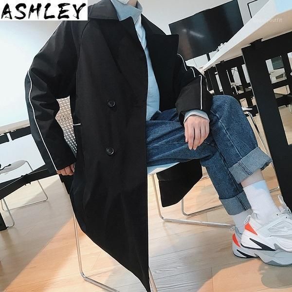 men's trench coats trenchcoat autumn men winter fashion solid casual windbreaker double breasted lapel collar long slim outwear, Tan;black
men's trench coats trenchcoat autumn men winter fashion solid casual windbreaker double breasted lapel collar long slim outwear, Tan;black