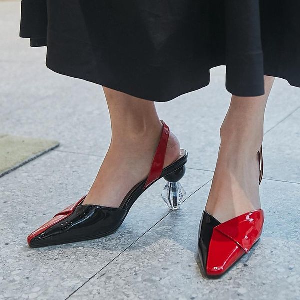 brand design shoes women strange style heels miexd color office ladies sandals sqaure toe stylish girls, Black
brand design shoes women strange style heels miexd color office ladies sandals sqaure toe stylish girls, Black