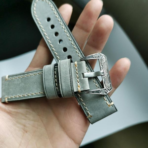 watch bands thick style 20 22 24 26mm handmade gray strap band genuine leather men retro belt upscale texture cowhide watchbands, Black;brown
watch bands thick style 20 22 24 26mm handmade gray strap band genuine leather men retro belt upscale texture cowhide watchbands, Black;brown