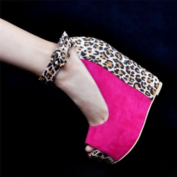 sandals comfortable wedge peach leopard platform peep toe shoes summer style heels big size 36 to 46, Black
sandals comfortable wedge peach leopard platform peep toe shoes summer style heels big size 36 to 46, Black