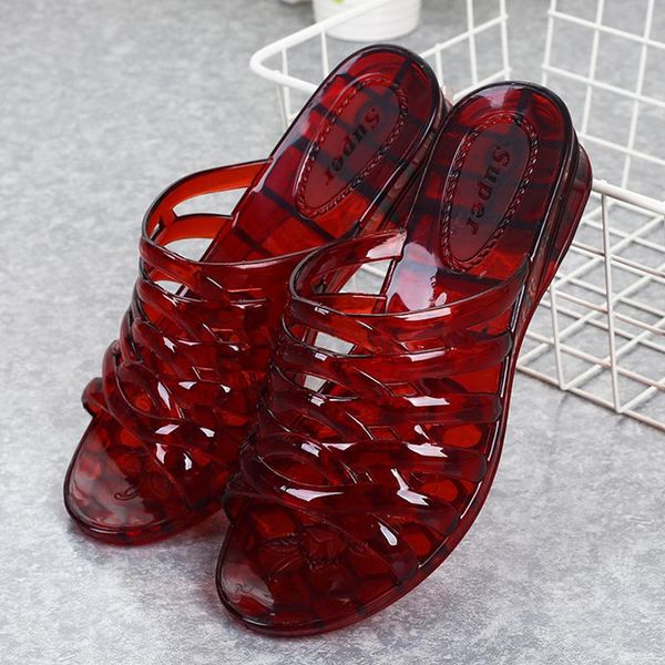 summer shoes women platform wedges slippers sandals 2021 hollow quick-drying crystal lady pvc soft cozy, Black
summer shoes women platform wedges slippers sandals 2021 hollow quick-drying crystal lady pvc soft cozy, Black