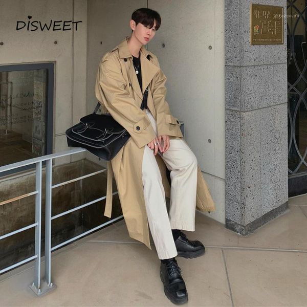 men's trench coats simple solid lapel men korean loose belt long jackets fashion slim double breasted warm coat for boys 2021, Tan;black
men's trench coats simple solid lapel men korean loose belt long jackets fashion slim double breasted warm coat for boys 2021, Tan;black