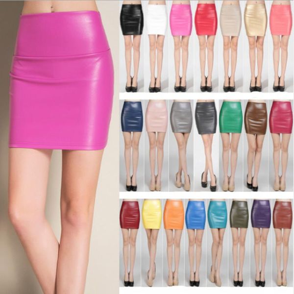 skirts women fashion candy colors high waist pu leather skinny thicken mini hip skirt yf203, Black
skirts women fashion candy colors high waist pu leather skinny thicken mini hip skirt yf203, Black