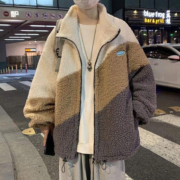 men's jackets vests lazy design sense niche coat clothing polar fleece fashion thickened korean version of loose boys sleeve style type, Black;brown
men's jackets vests lazy design sense niche coat clothing polar fleece fashion thickened korean version of loose boys sleeve style type, Black;brown