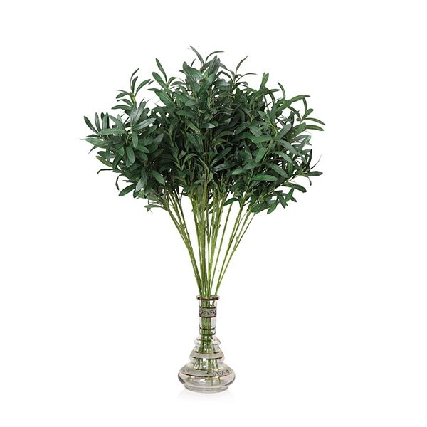 simulated floral props branch money olive leaf green plant artificial flower living room window decoration
simulated floral props branch money olive leaf green plant artificial flower living room window decoration