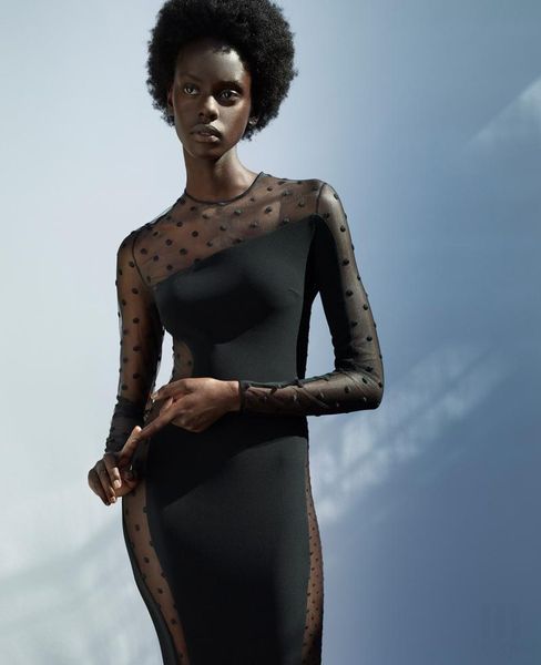 casual dresses celebrity bandage dress black lace mesh long sleeve party club evening summer autumn elegant clothes, Black;gray
casual dresses celebrity bandage dress black lace mesh long sleeve party club evening summer autumn elegant clothes, Black;gray