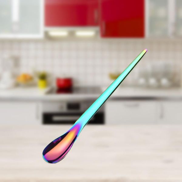 spoons creative tea-spoon ice cream dessert spoon stainless steel long handle stirring coffee tea 13.3x2.1cm
spoons creative tea-spoon ice cream dessert spoon stainless steel long handle stirring coffee tea 13.3x2.1cm