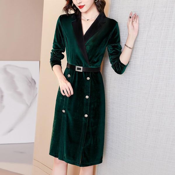 gold velvet dress women long sleeve ladies dresses office lady korean goddess vestido de muje ukraine ropa mujer casual, Black;gray
gold velvet dress women long sleeve ladies dresses office lady korean goddess vestido de muje ukraine ropa mujer casual, Black;gray