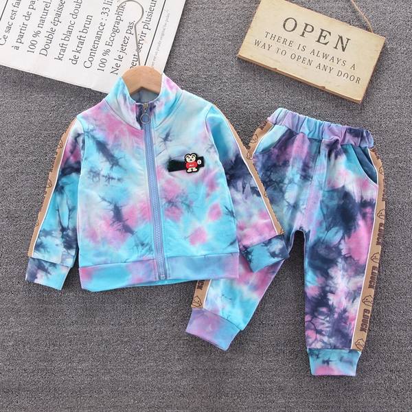 spring autumn children clothes set tie dye zip jacket +pants baby boys girls tracksuit fashion kids outfit, White
spring autumn children clothes set tie dye zip jacket +pants baby boys girls tracksuit fashion kids outfit, White
