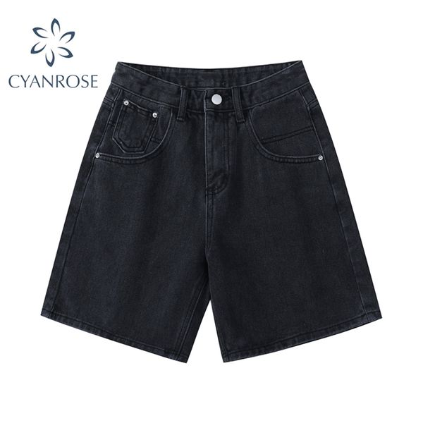 summer high waist denim shorts women casual loose ladies fashion plus size button wide leg short jeans female 210825, Blue
summer high waist denim shorts women casual loose ladies fashion plus size button wide leg short jeans female 210825, Blue