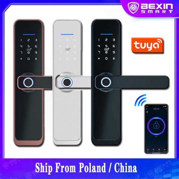 wifi biometric fingerprint smart door lock electronic password rfid card digital password fingerprint lock tuya app
wifi biometric fingerprint smart door lock electronic password rfid card digital password fingerprint lock tuya app