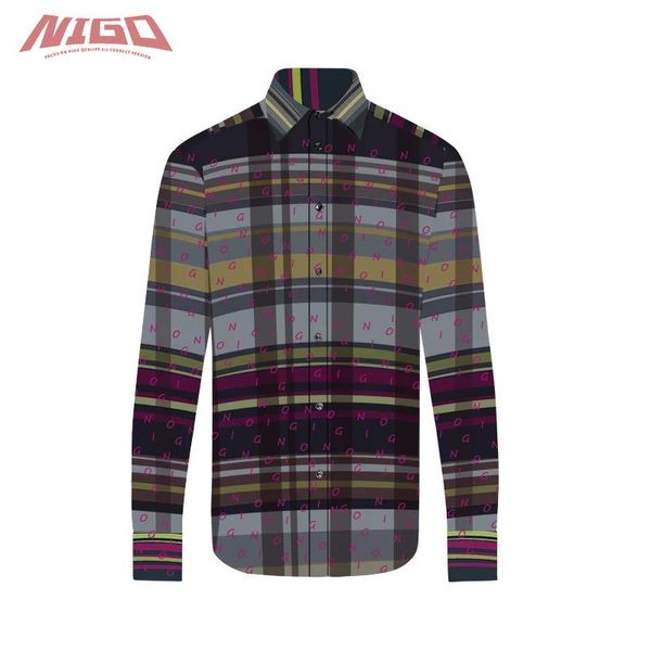 men's polos nigo 21ss classic long sleeve shirt #nigo716a, White;black
men's polos nigo 21ss classic long sleeve shirt #nigo716a, White;black