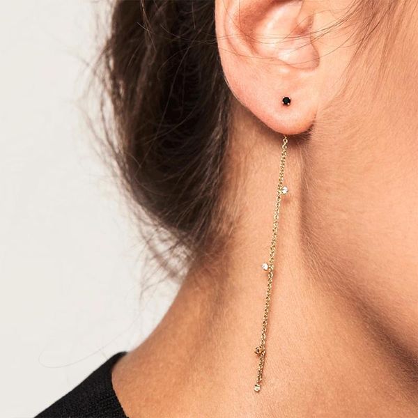 stud eleshe pure 925 sterling silver earrings for women waterdrop long chain fine jewelry brincos piercing pendientes, Golden;silver
stud eleshe pure 925 sterling silver earrings for women waterdrop long chain fine jewelry brincos piercing pendientes, Golden;silver