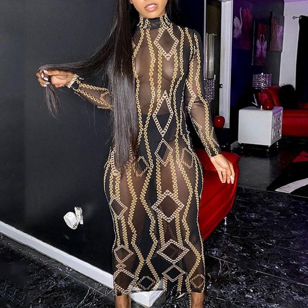 casual dresses long sleeve print mesh see-through maxi dress autumn fashion streetwear outfits party wear, Black;gray
casual dresses long sleeve print mesh see-through maxi dress autumn fashion streetwear outfits party wear, Black;gray