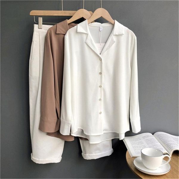 women's blouses & shirts white office blouse shirt for women 2021 spring long sleeve blue wear formal female working cloth
women's blouses & shirts white office blouse shirt for women 2021 spring long sleeve blue wear formal female working cloth
