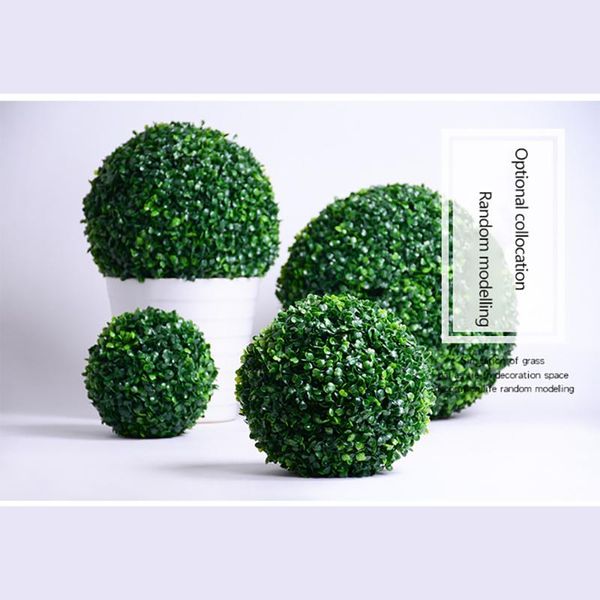 simulate plastic artificial plant ball tree 10/20cm green planter wedding party event home outdoor decoration decorative flowers & wreaths
simulate plastic artificial plant ball tree 10/20cm green planter wedding party event home outdoor decoration decorative flowers & wreaths