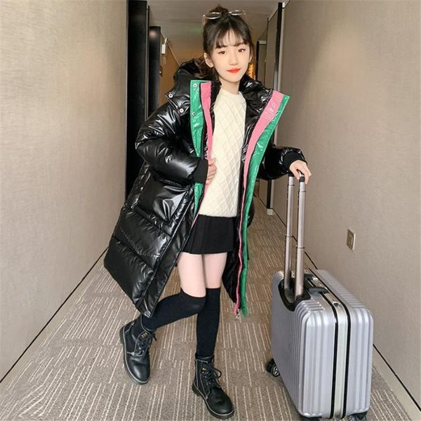 down coat 2021 fashion thick warm girls jacket long style collar heavy hooded outerwear for kids children birthday present, Blue;gray
down coat 2021 fashion thick warm girls jacket long style collar heavy hooded outerwear for kids children birthday present, Blue;gray