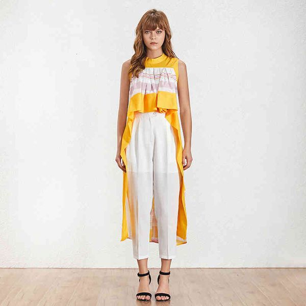 hoodie striped hit color shirt for women stand collar sleeveless irregular hem casual blouse female fashion clothing, Black
hoodie striped hit color shirt for women stand collar sleeveless irregular hem casual blouse female fashion clothing, Black