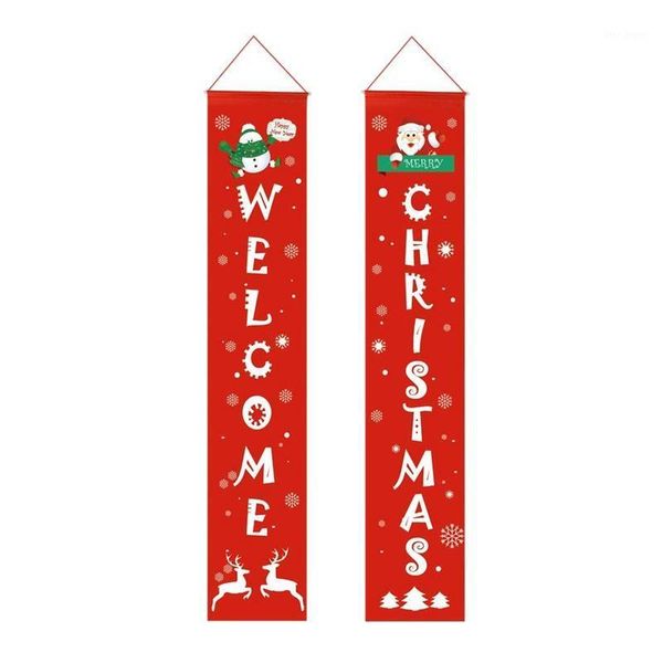 christmas decorations merry banners, front door welcome porch banners red sign hanging xmas for home wall indoor
christmas decorations merry banners, front door welcome porch banners red sign hanging xmas for home wall indoor