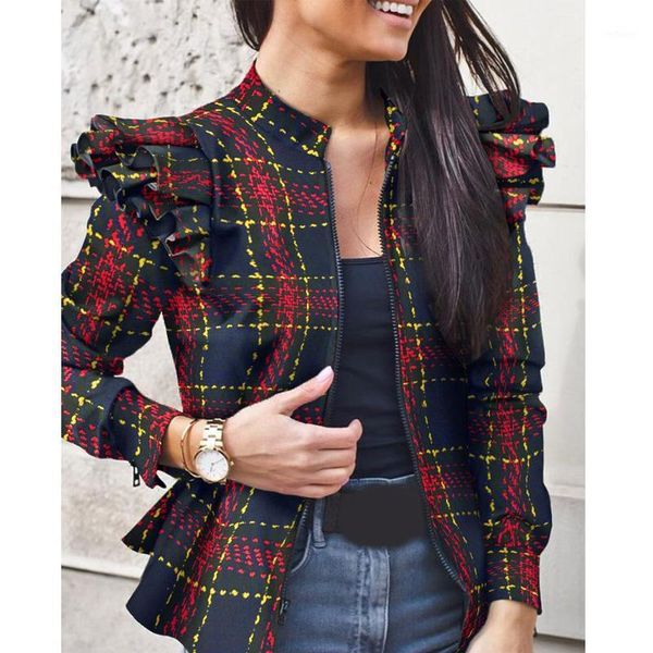 women's wool & blends fashion women autumn slim coat jacket vintage ruffles long sleeve, Black
women's wool & blends fashion women autumn slim coat jacket vintage ruffles long sleeve, Black