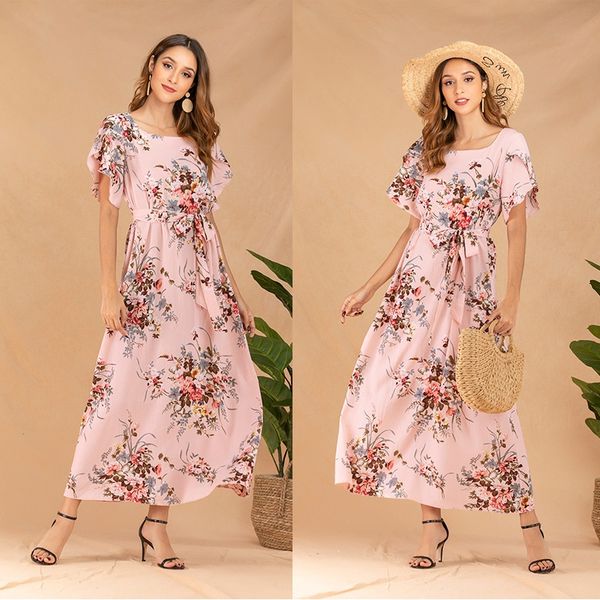women's clothing real shooting european and american women's clothing 2021 printed chiffon dress, White
women's clothing real shooting european and american women's clothing 2021 printed chiffon dress, White