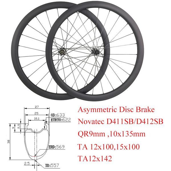 bike wheels tubular 1350g 38mm asymmetrical disc brake carbon 1490g clincher tubeless ready road wheel novatec d411sbd412sb 700c
bike wheels tubular 1350g 38mm asymmetrical disc brake carbon 1490g clincher tubeless ready road wheel novatec d411sbd412sb 700c